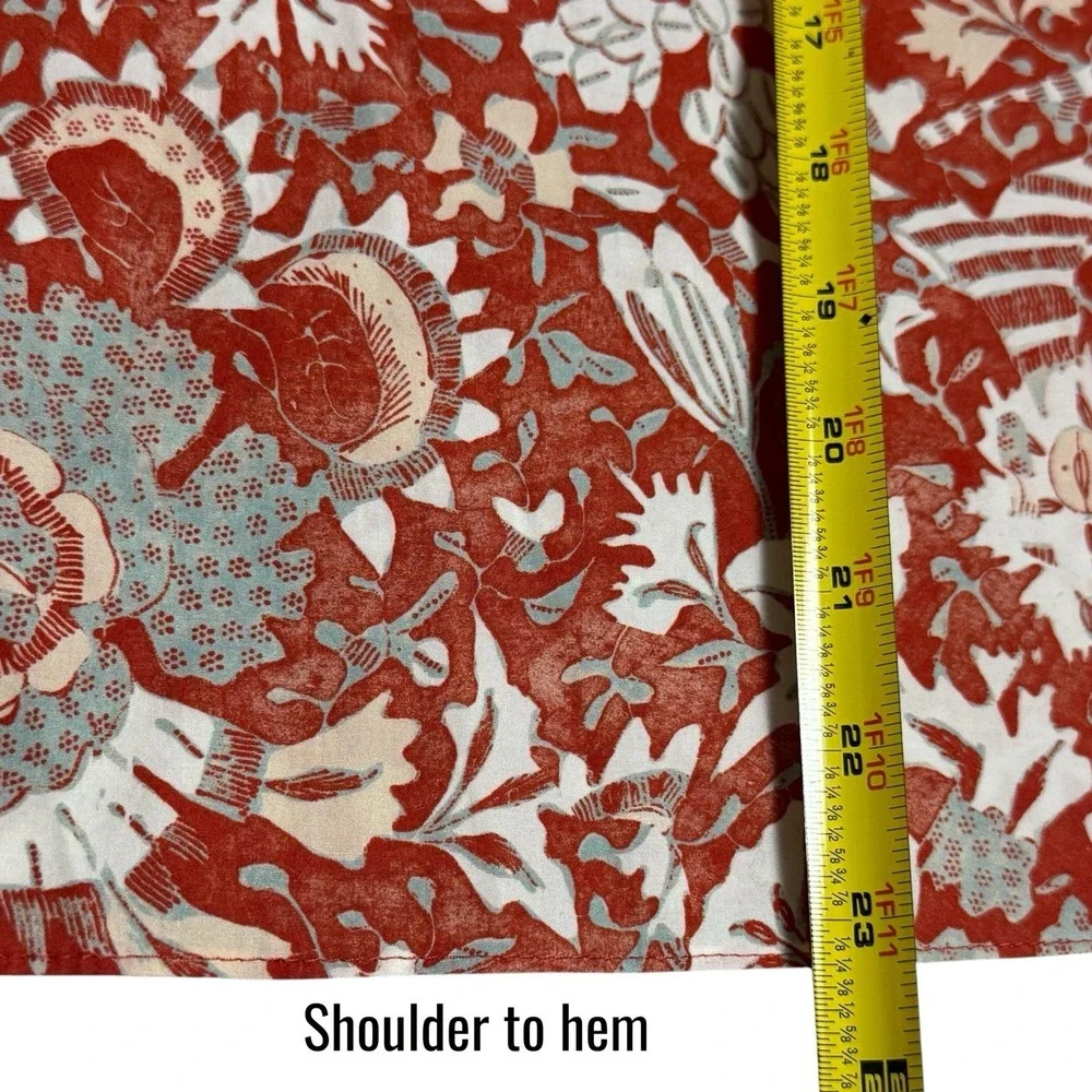 Ulla Johnson Imari Top Orange Blossom Puff Sleeve Boho Feminine Cottagecore‎ 10